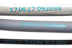 Svetlomodrý silne pigmentový atrament pre PVC a káble 76000-00119