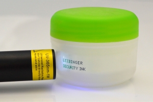 Špeciálny bezpečnostný atrament fluorescenčný pod UV svetlom 70000-00149